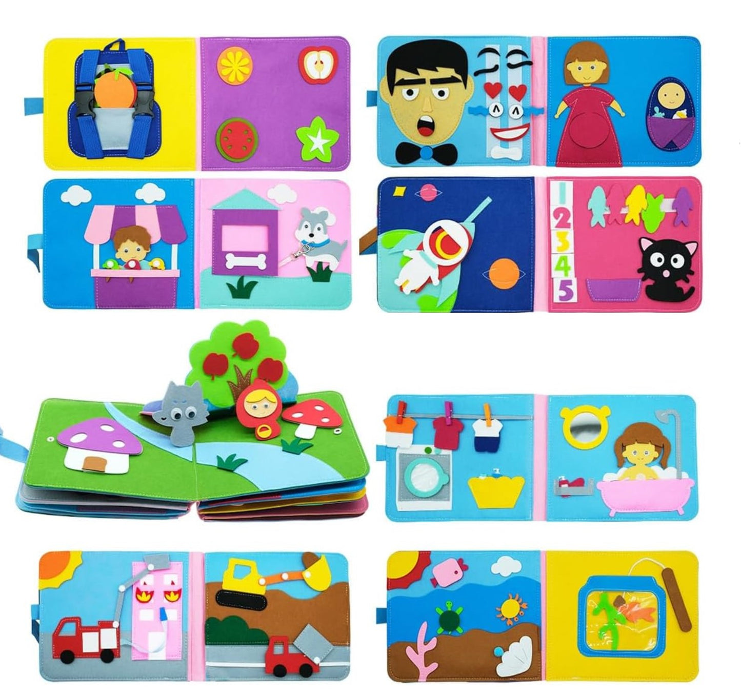 Montessori Sensory Book